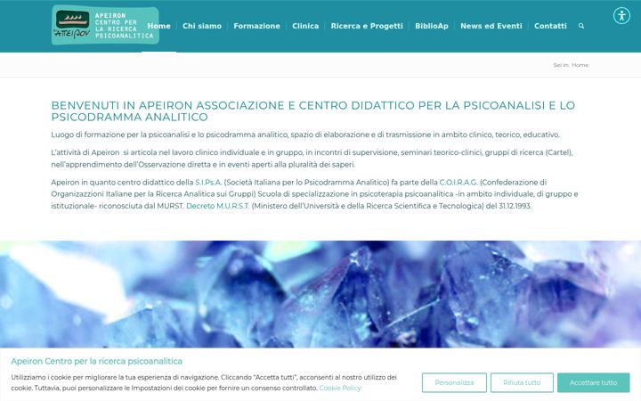 Ekrano kopija apeironpsicodramma.com