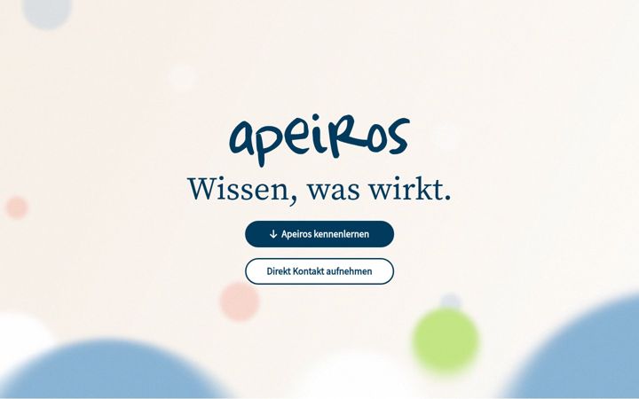 Screenshot of apeiros.de