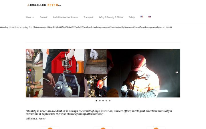 Screenshot of apeko.sk