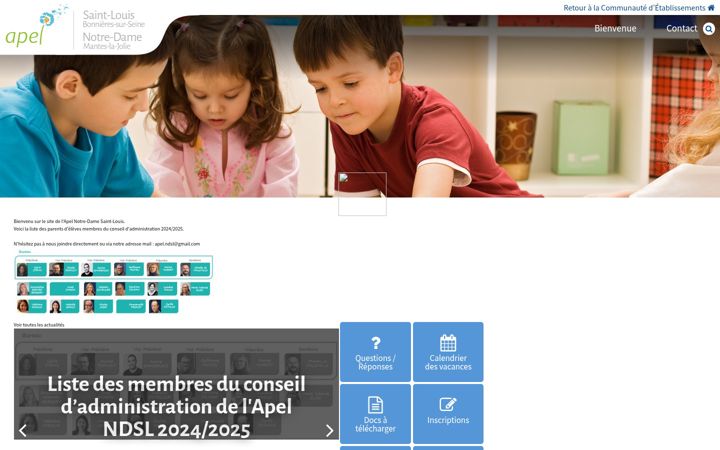 Екранна снимка на apel-asndsl.fr