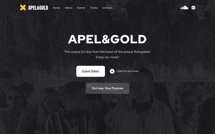 Screenshot of apel-gold.de