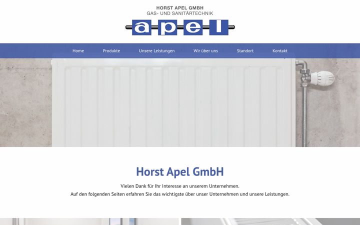 Screenshot of apel-sanitaer.de