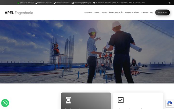 Screenshot of apel.eng.br