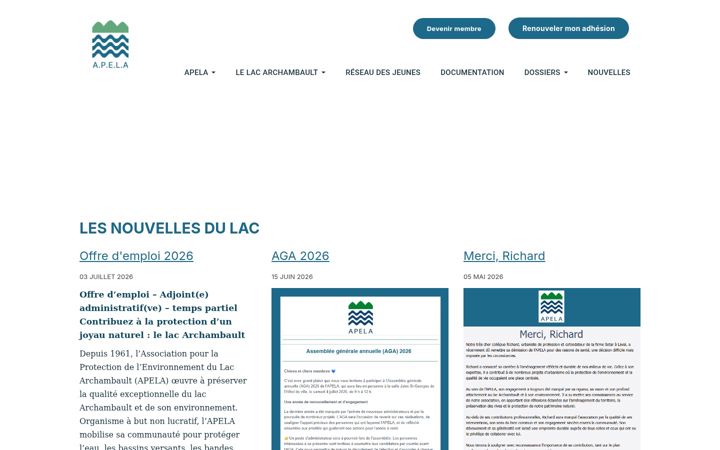 Screenshot of apela.ca