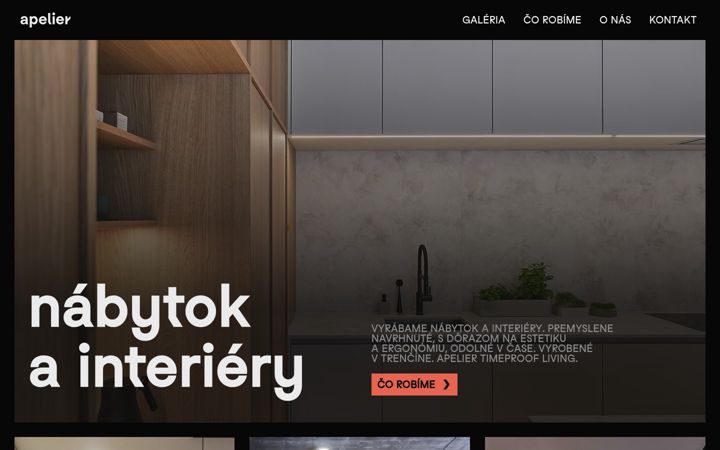 Screenshot of apelier.sk