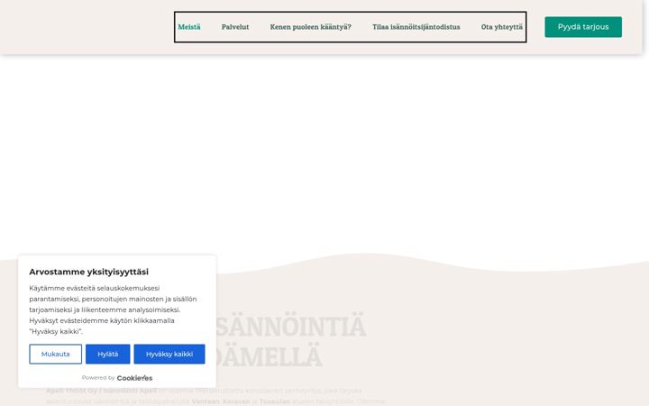 Skærmbillede af apell.fi