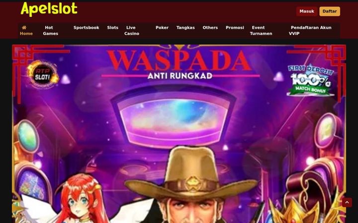 Screenshot of apelslot.org