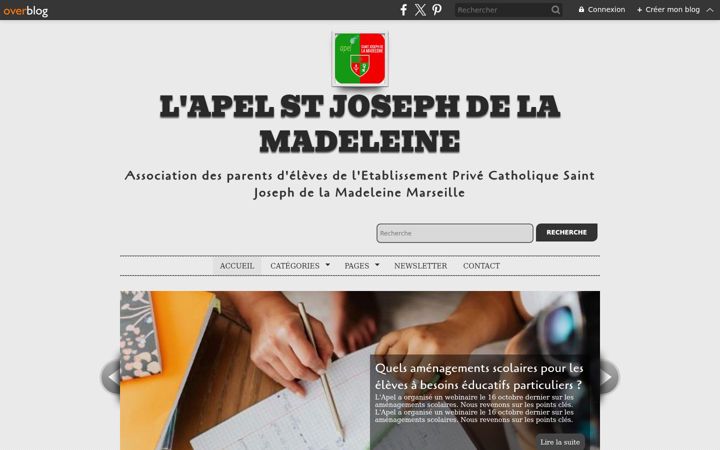 Screenshot of apelstjomadeleine.com