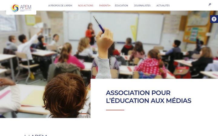Skærmbillede af apemedias.fr