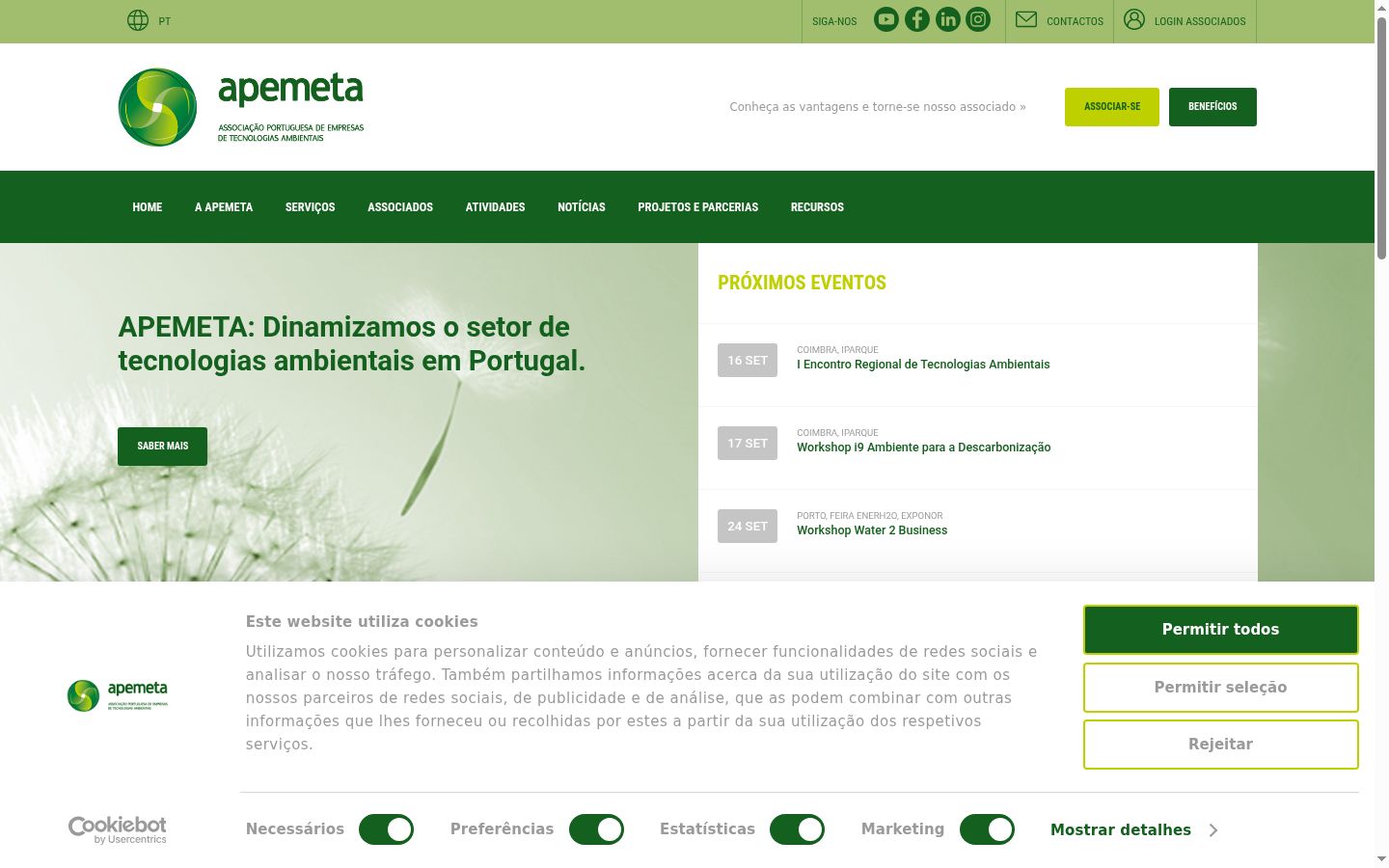 Screenshot tal-banner tal-kunsens muri qabel kwalunkwe interazzjoni