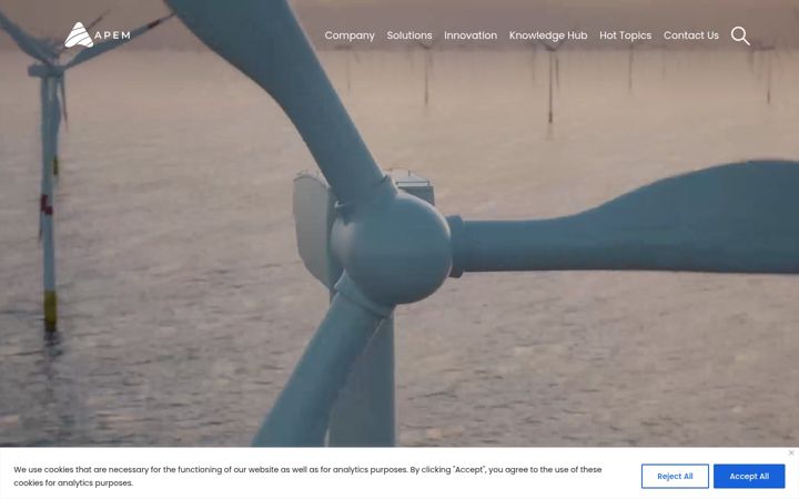 Screenshot of apemgroup.com