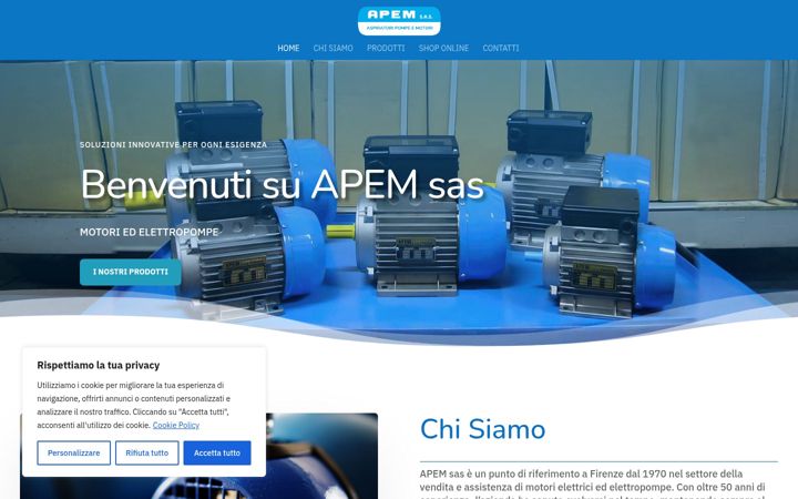 Screenshot of apemsas.it