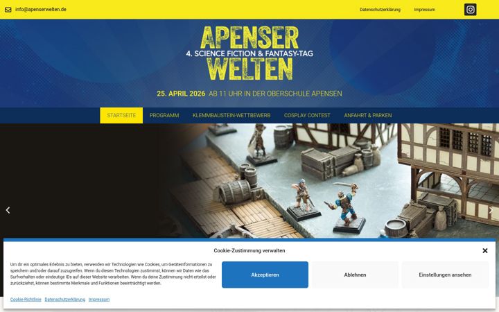 Screenshot of apenserwelten.de