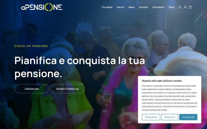 Screenshot ta' apensione.it