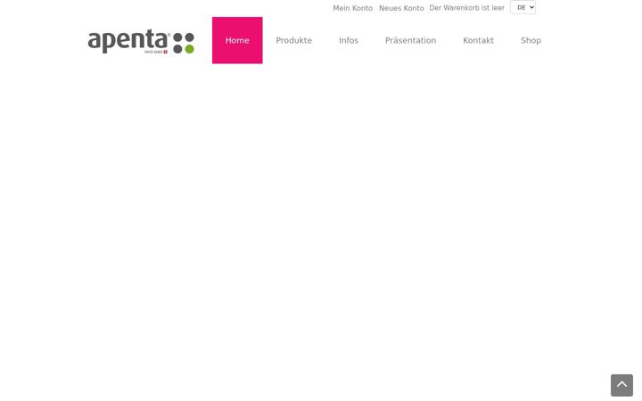 Screenshot ta' apenta.ch