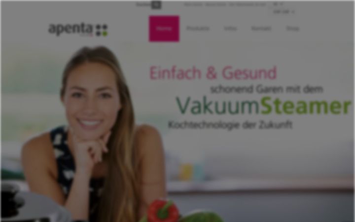 Screenshot of apenta.swiss