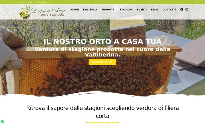 Screenshot ta' apeoliva.it