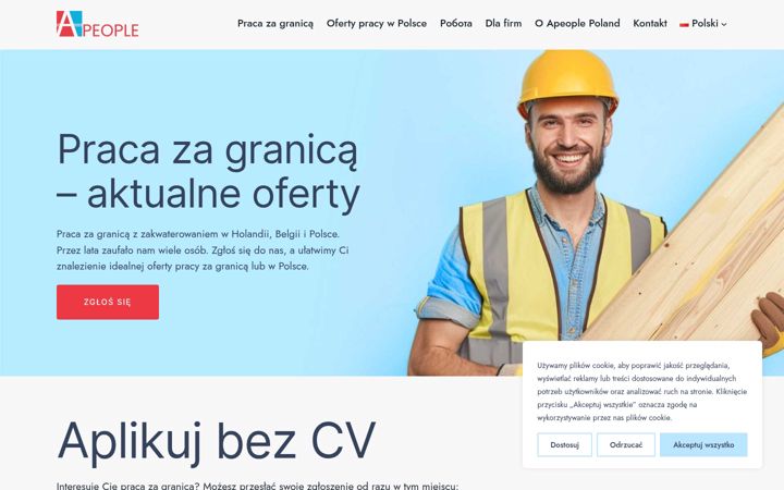 Screenshot ta' apeople.pl