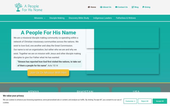 Skærmbillede af apeopleforhisname.com