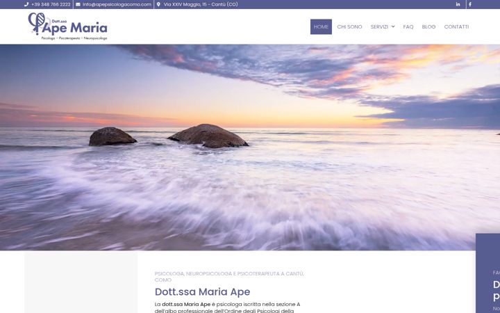 Screenshot of apepsicologacomo.com