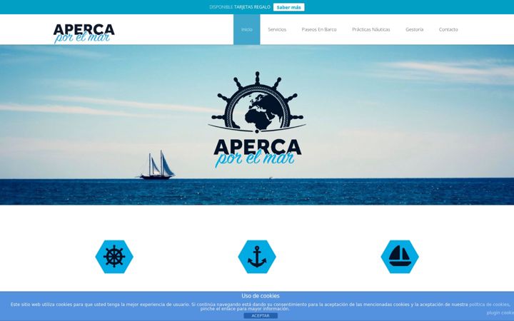 Screenshot of apercaporelmar.es