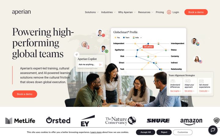 Screenshot von aperianglobal.com