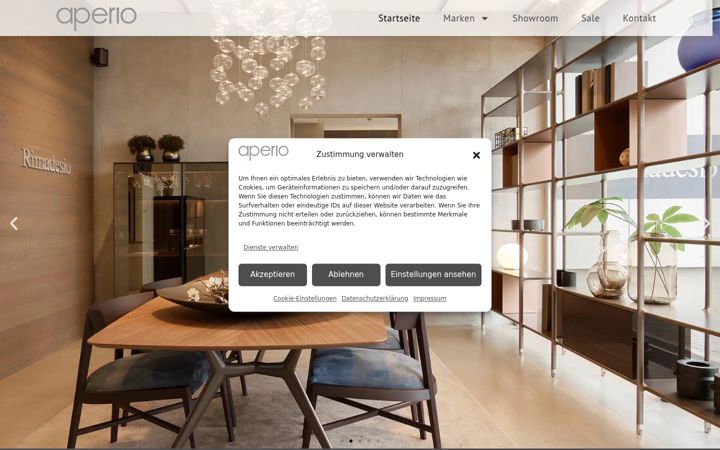 Screenshot of aperio.info