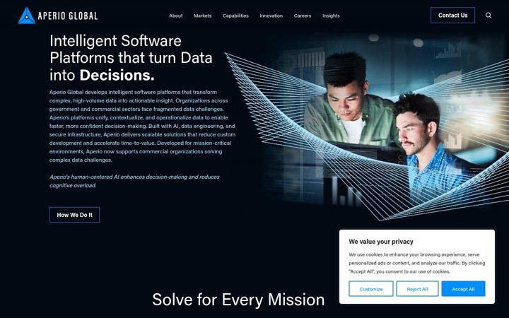 Screenshot of aperioglobal.com