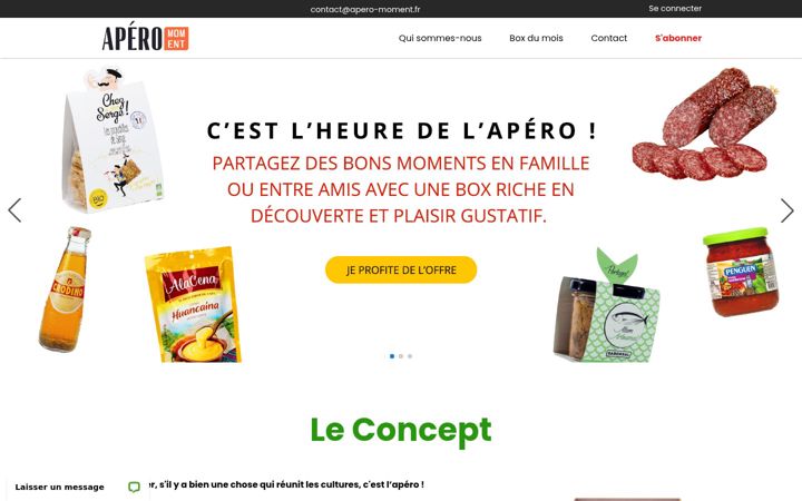 Screenshot of apero-moment.fr