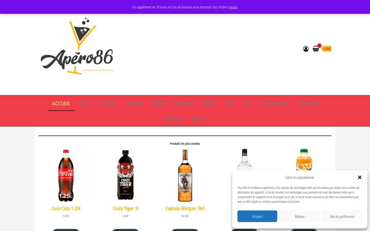 Screenshot von apero86.com