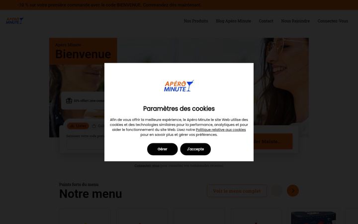 Zrzut ekranu aperominute.fr