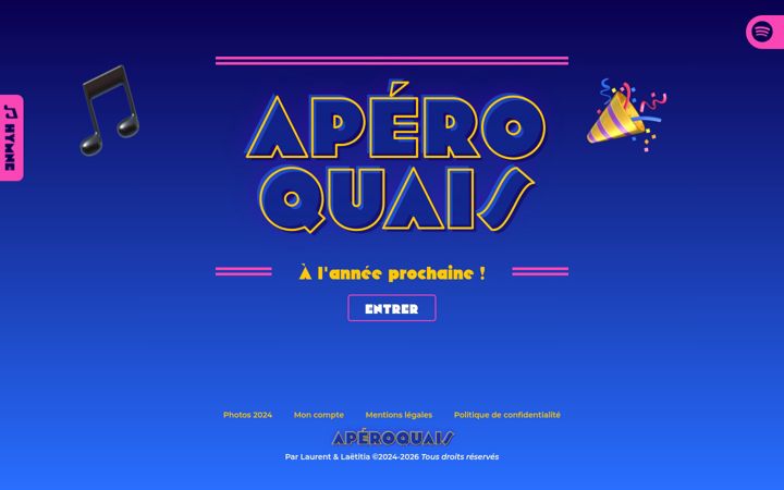 Zrzut ekranu aperoquais.fr