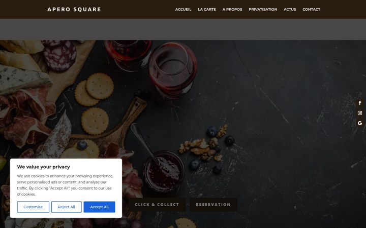 Screenshot of aperosquare.com