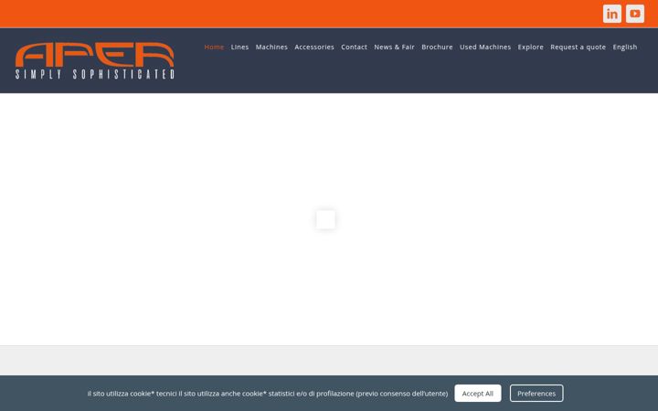 Екранна снимка на apersrl.com