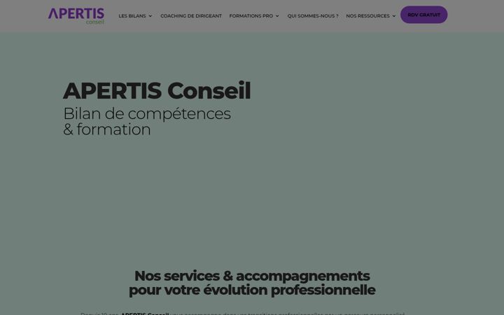 Zrzut ekranu apertisconseil.com