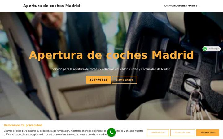 Screenshot ta' aperturacochesmadrid.com.es