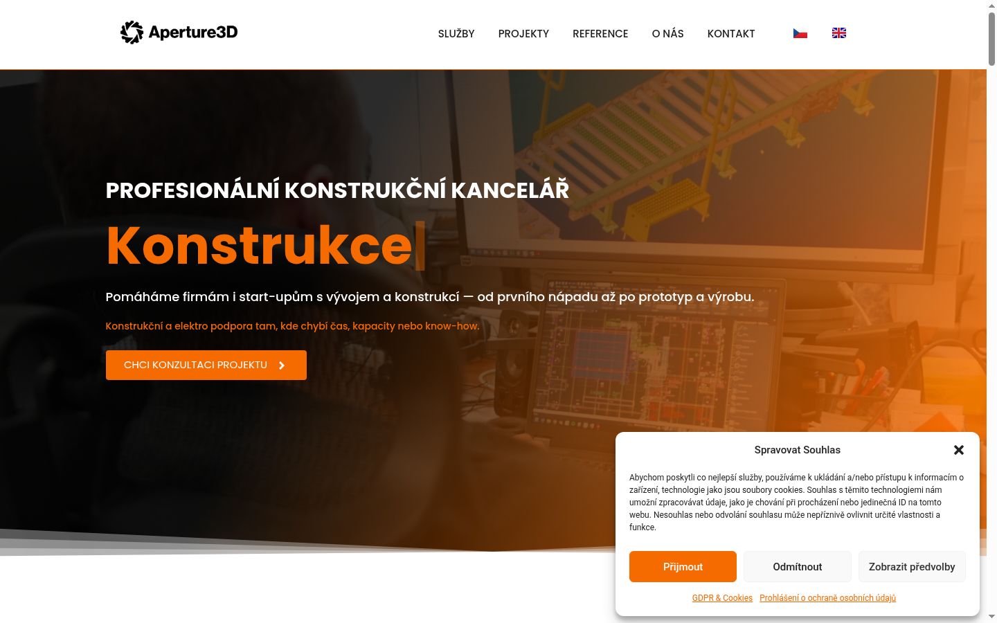 Screenshot tal-banner tal-kunsens muri qabel kwalunkwe interazzjoni