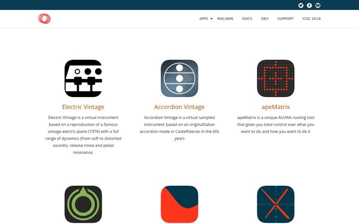 Screenshot of apesoft.it