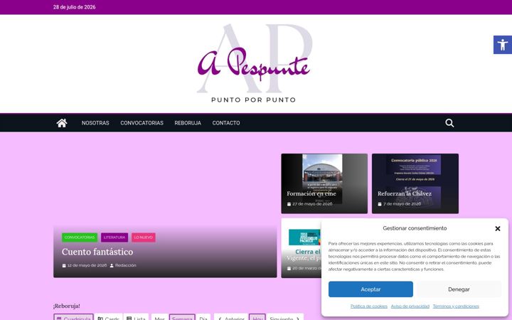 Screenshot of apespunte.com