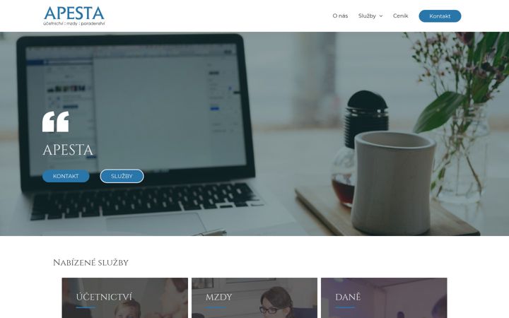 Screenshot of apesta.cz