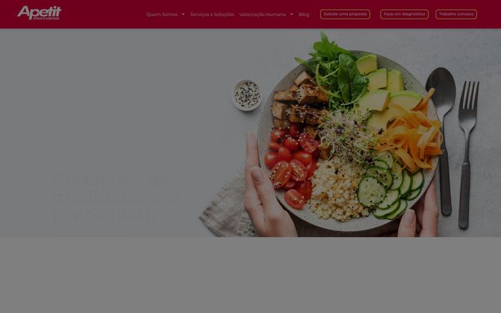 Screenshot of apetit.com.br