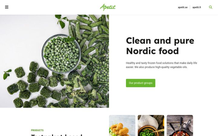Screenshot of apetit.com