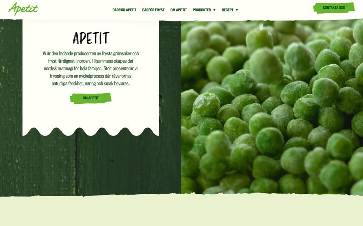 Screenshot of apetit.se