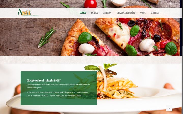 Screenshot of apetit.si