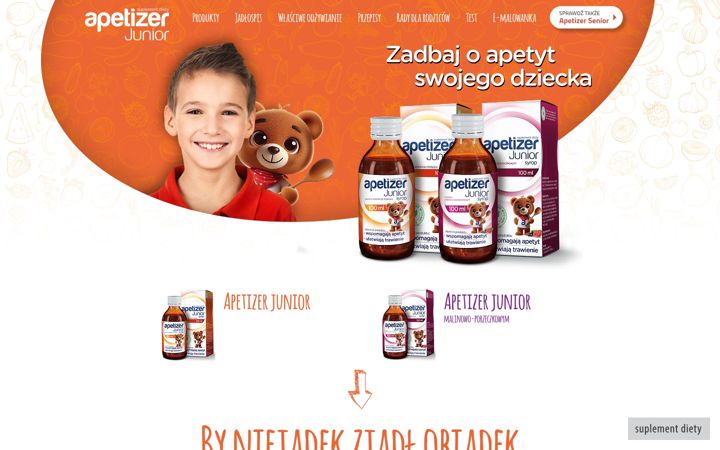 Screenshot of apetizer.pl