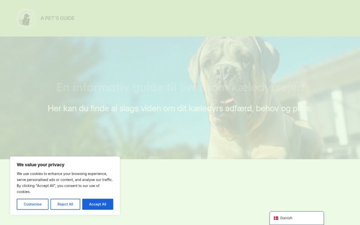 Screenshot von apetsguide.com