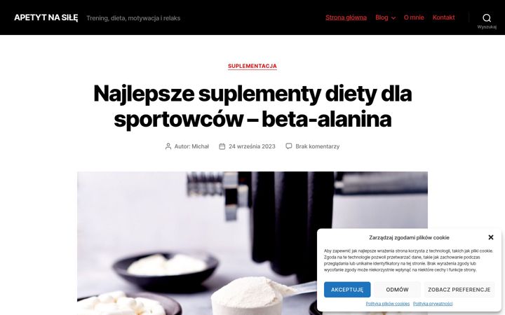 Screenshot of apetytnasile.pl