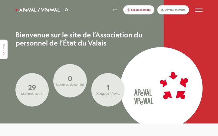 Screenshot ta' apeval.ch
