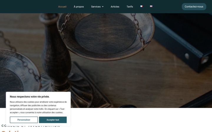 Screenshot von apex-detective.com