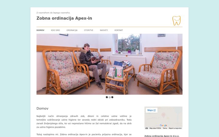 Screenshot of apex-in.com